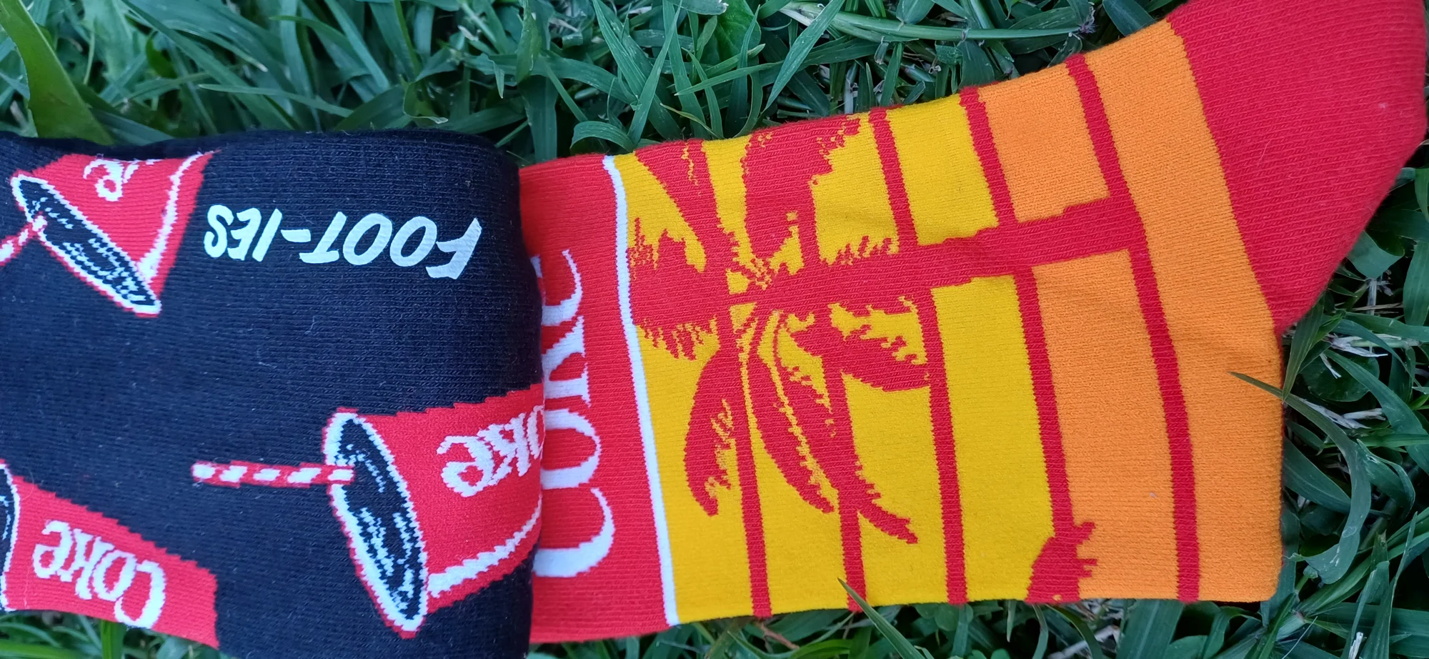 Coca-Cola golf sox