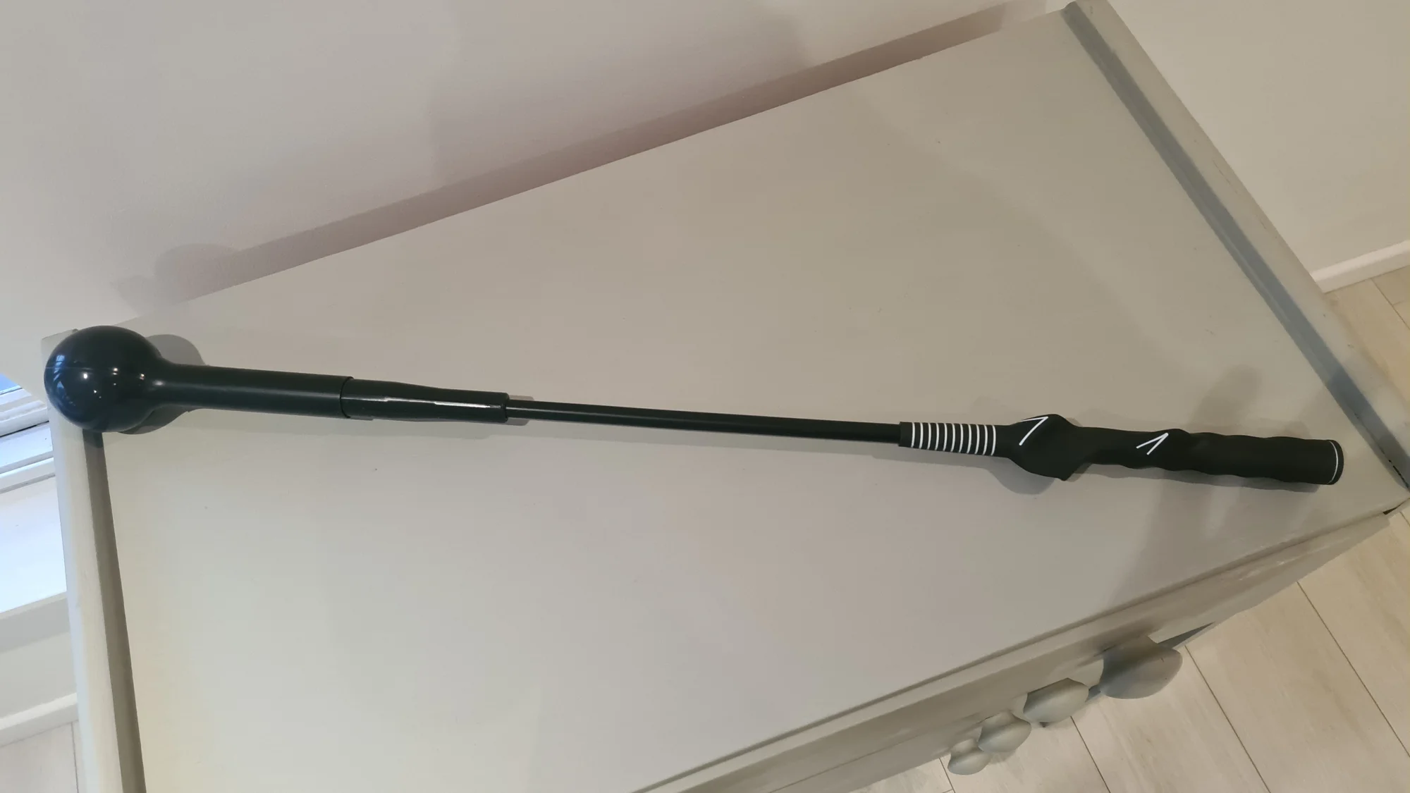 Golf Swing Training Aid with Formed Grip